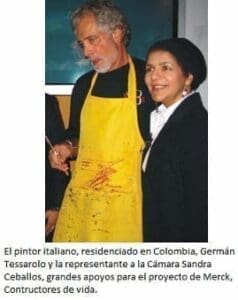 Pintor italiano, Germán Tessarolo  Pintor italiano, Germán Tessarolo
