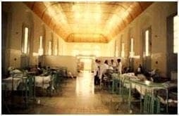 Pabellón Manrique en el Hospital de san José, hacia 1960