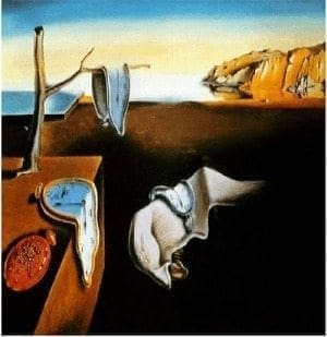 La persistencia del tiempo. de Salvador Dalí
