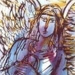 Pintura El Angel, German Tessarolo