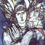 Pintura El Toque del Angel, German Tessarolo