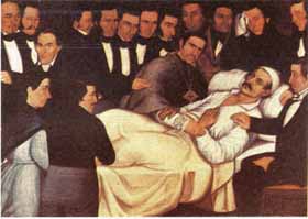 La muerte del General Santander.
