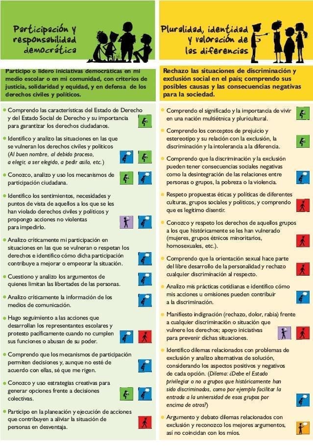 estándares para competencias