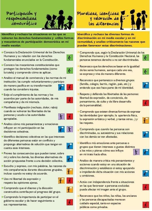 estándares para competencias