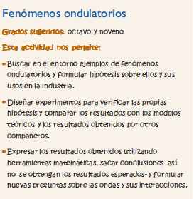 fenomenos ondulatorios observaciones en ciencias naturales
