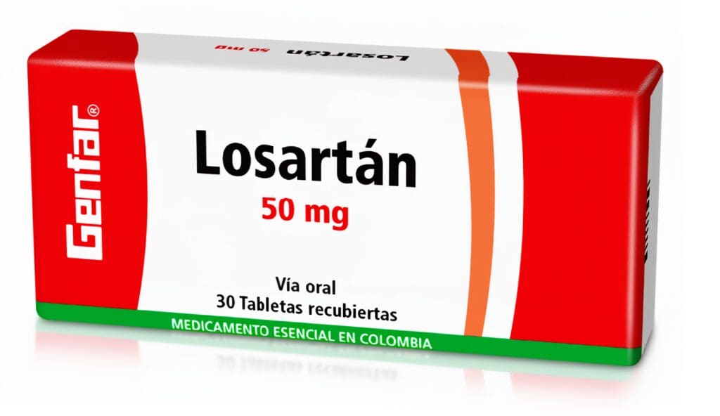 Losartán 50mg Tabletas Recubiertas