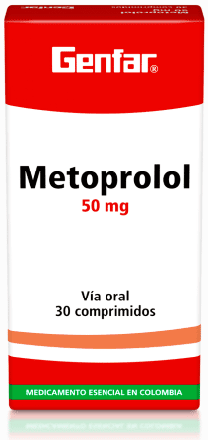 Metoprolol Tabletas 50mg - Genfar