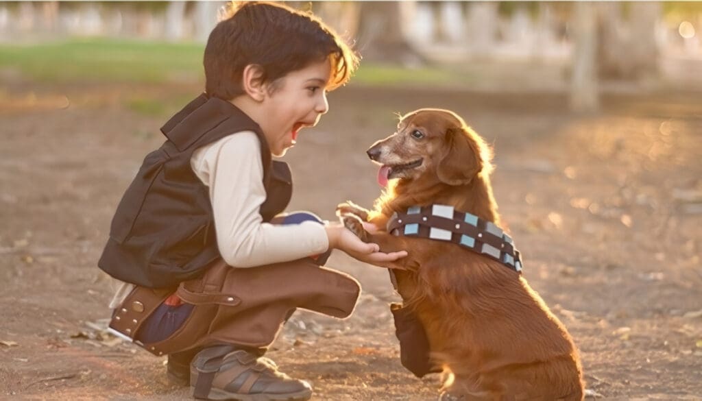 niños y mascotas