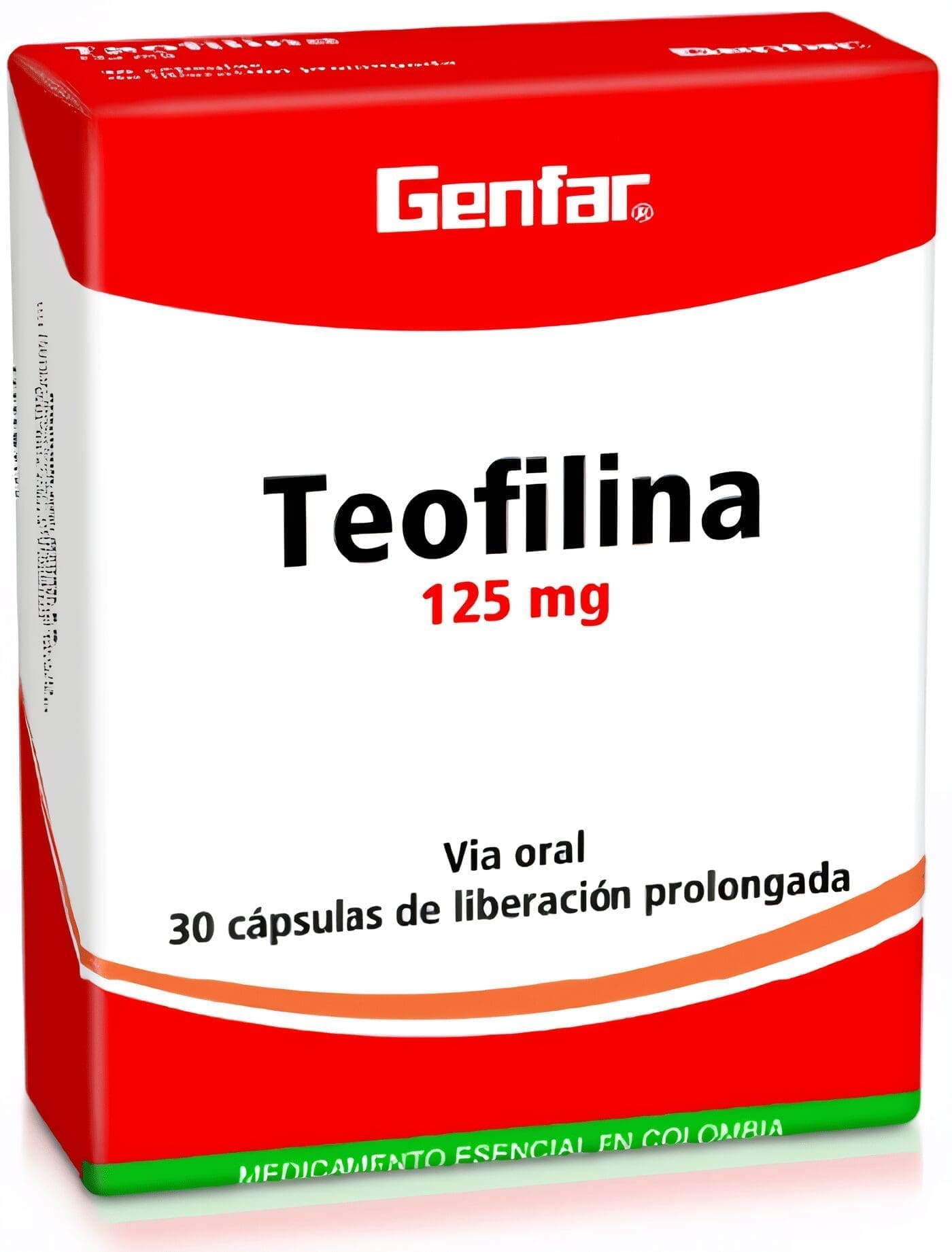Teofilina Cápsulas de Liberación Prolonaga - Genfar