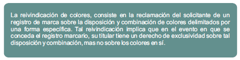 reivindicacion-de-colores- registro de marcas recursos de la vía gubernativa reivindicación de colores