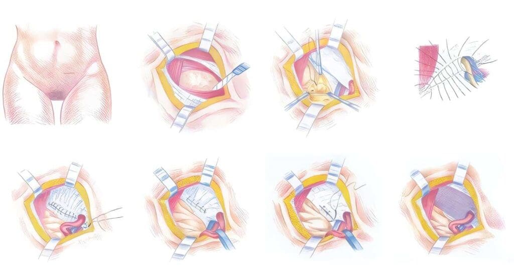 Hernioplastia Pre-Peritoneal con Malla