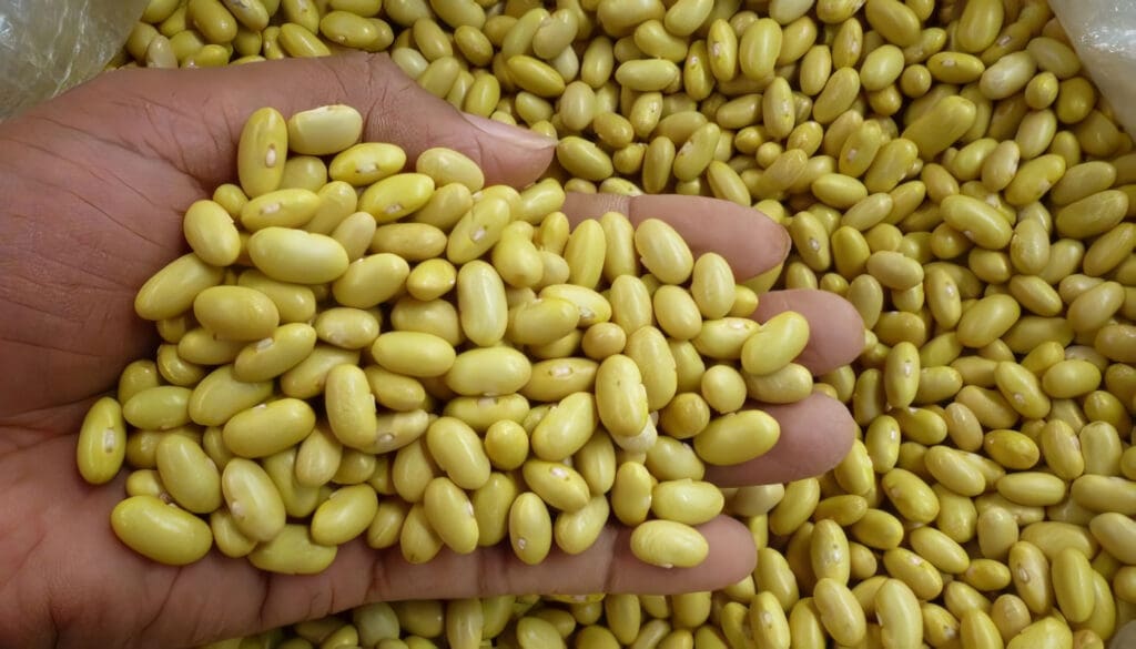 variedad de frijol amarillo