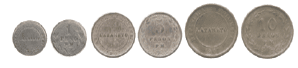 Tercera emisión de monedas (1918 – 1921) Tercera emisión de monedas (1918 – 1921)