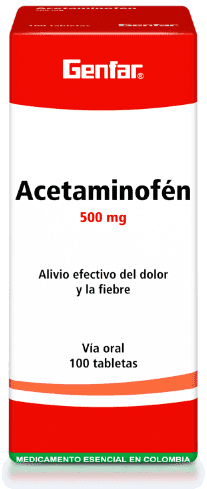 Acetaminofén Tabletas - Genfar