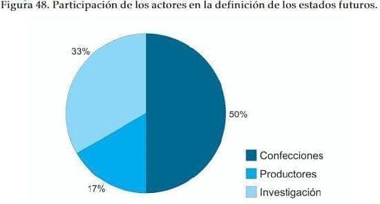 Participacion de los actores en el futuro de confecciones Participacion de los actores en el futuro de confecciones