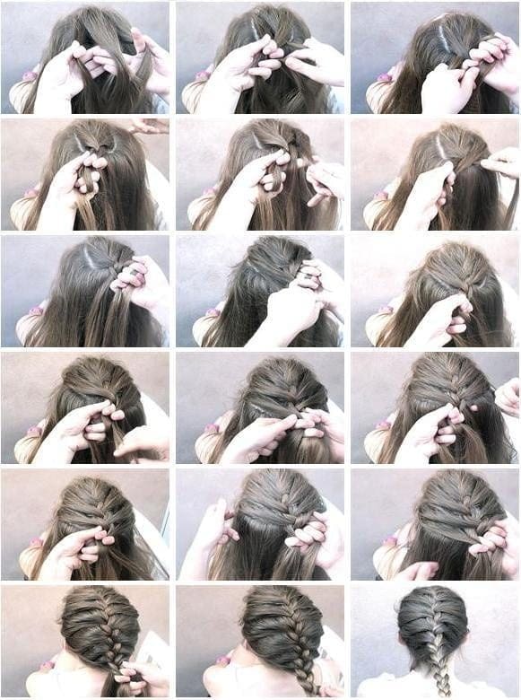 Trenza francesa paso a paso