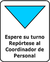 Planeamiento Hospitalario, Tarjeta coordinador de personal