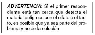 Advertencia manejo de materiales peligrosos Advertencia manejo de materiales peligrosos