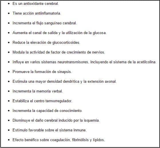  Efectos de los estrógenos sobre el sistema nervioso central