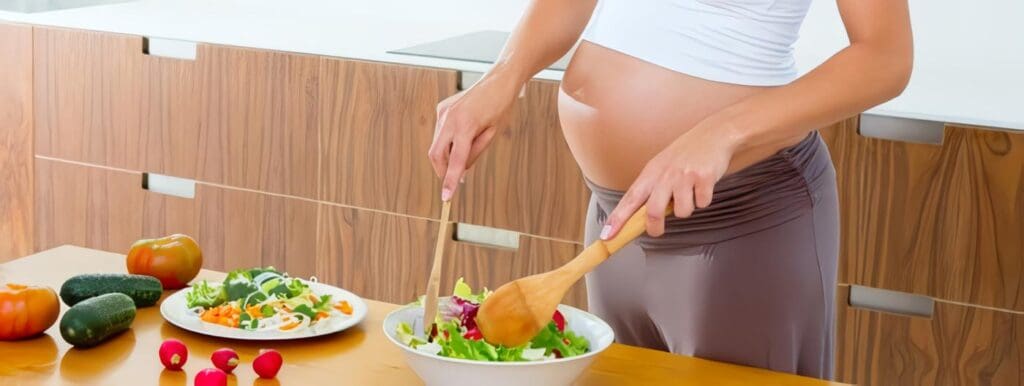 Alimentación recomendada en gestantes