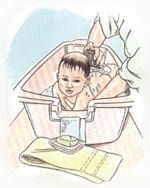 El bebé de una semana El bebé de una semana