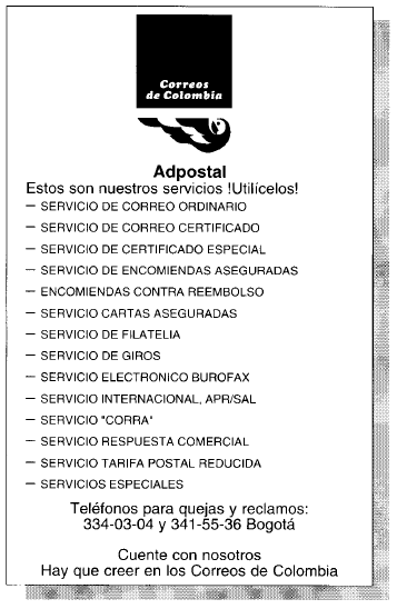 Correos de Colombia adpostal Cirugía Correos de Colombia adpostal Cirugía