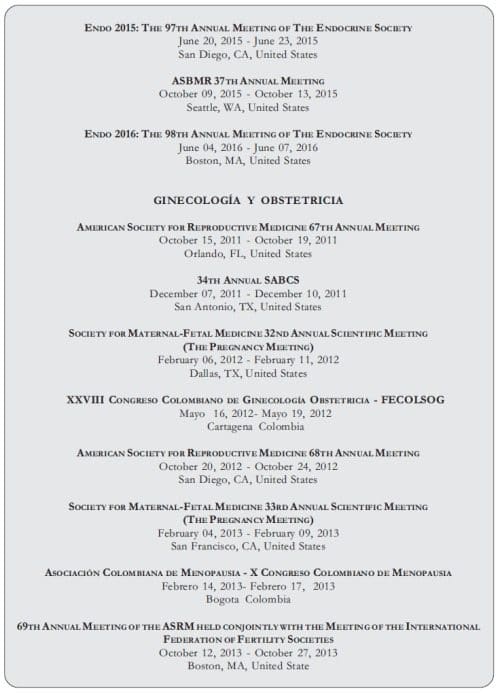 Congreso Endocrinología de Menopausia 1 Congreso Endocrinología de Menopausia 1