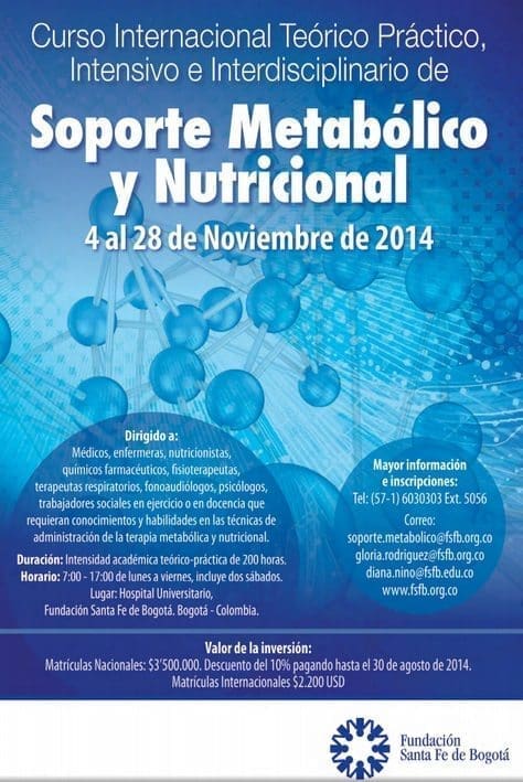 Soporte Metabólico y Nutricional Soporte Metabólico y Nutricional