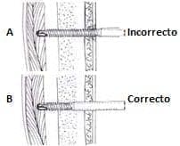 Clavos roscados en la punta Clavos roscados en la punta