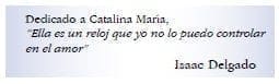 Dedicatoria catalina maria Dedicatoria catalina maria