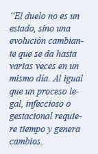 El duelo no es un estado