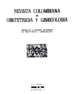 Portada del primer número de la Revista colombiana de Obstetricia y Ginecología