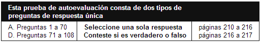 Prueba de autoevaluación