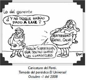 Caricatura del Panti.