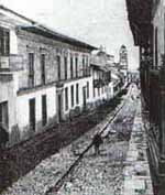 Calle típica de Santafé Calle típica de Santafé