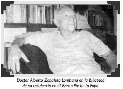 Doctor Alberto Zabaleta Lombana en la Bilioteca Doctor Alberto Zabaleta Lombana en la Bilioteca