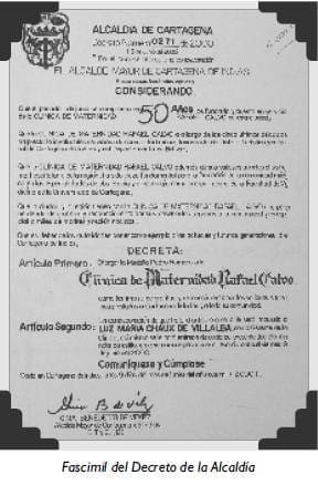 Fascimil del Decreto de la Alcaldía Fascimil del Decreto de la Alcaldía