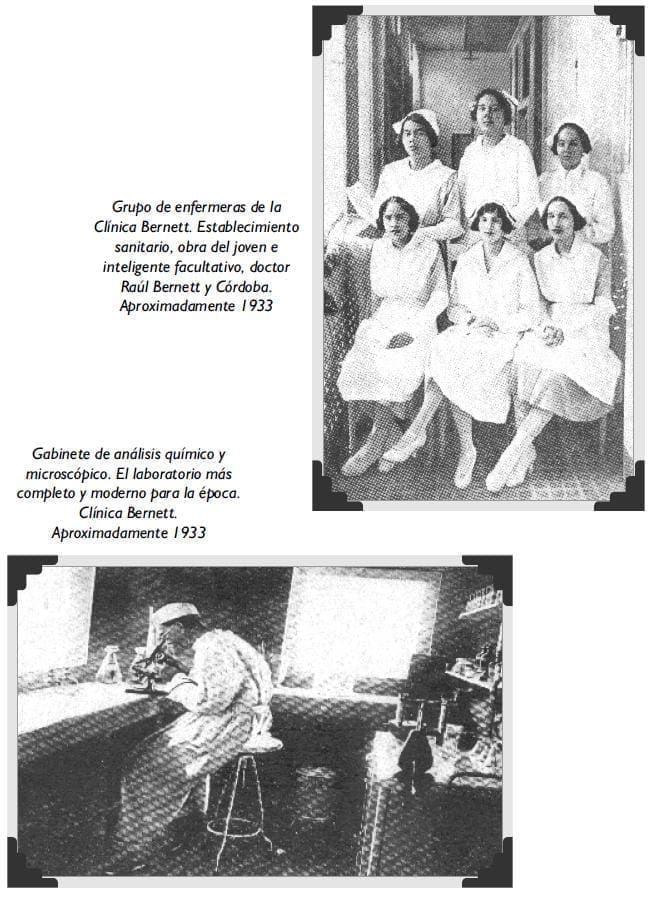 Grupo de enfermeras y Gabinete de análisis químico Grupo de enfermeras y Gabinete de análisis químico