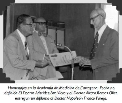 Homenajes en la Academia de Medicina de Cartagena Homenajes en la Academia de Medicina de Cartagena