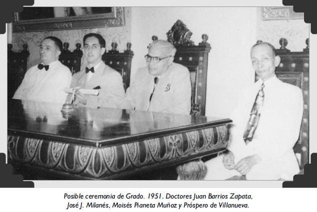 Posible ceremonia de Grado. 1951 Posible ceremonia de Grado. 1951