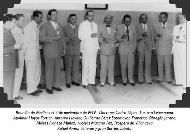 Reunión de Médicos el 4 de noviembre de l949 Reunión de Médicos el 4 de noviembre de l949