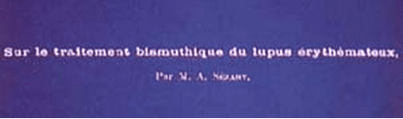 Facsímil del artículo sobre el uso del bismuto