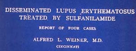 Facsímil del artículo de sulfanilamida Facsímil del artículo de sulfanilamida