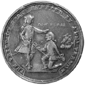 Moneda conmemorativa de los ingleses Moneda conmemorativa de los ingleses