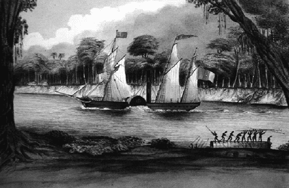 Navegación a vapor en el río Magdalena Navegación a vapor en el río Magdalena