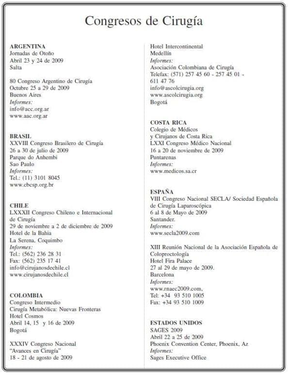 Revista de Cirugía: Congresos, Volumen 24 No. 1