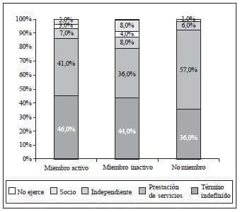 Tipo de Vinculación Laboral (n=600) Tipo de Vinculación Laboral (n=600)