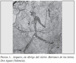 Arquero, en Abrigo del Ciervo