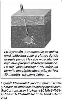 Técnica de inyección intramuscular