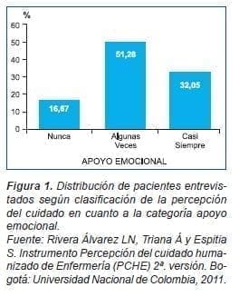 Clasificación de la Percepción de Comportamientos de Cuidado Humanizado Enfermería Clasificación de la Percepción de Comportamientos de Cuidado Humanizado Enfermería